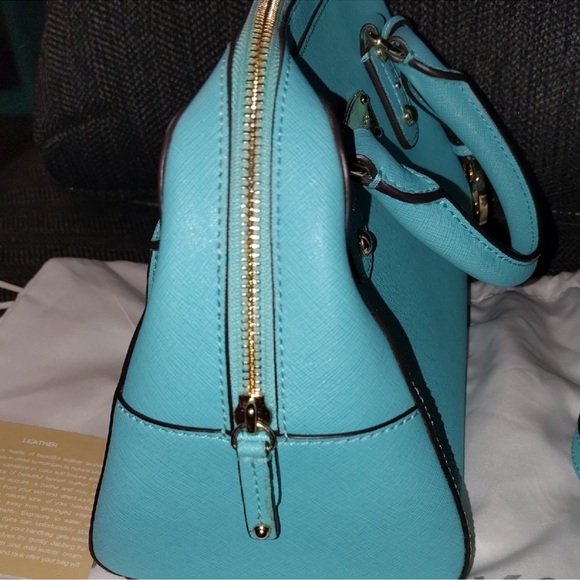 Michael Kors Grayson Bag - Bright Blue Saffiano Leather - Picture 6 of 16